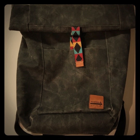 Nixon Landlock Redbull backpack $70, and Nixon dark blue  Nixon Signature Collection Backpack